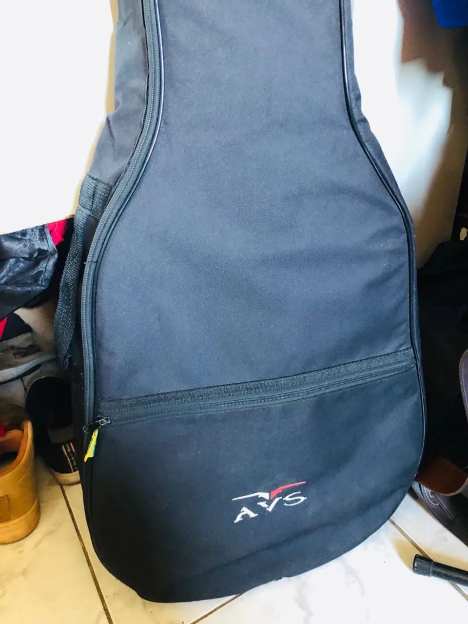 BAG PARA VIOLÃO E GUITARRA ACOLCHOADA E NOVA 