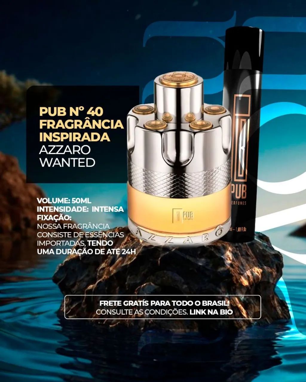 Perfume Azzaro Wanted - Inspiração PUB nº 40