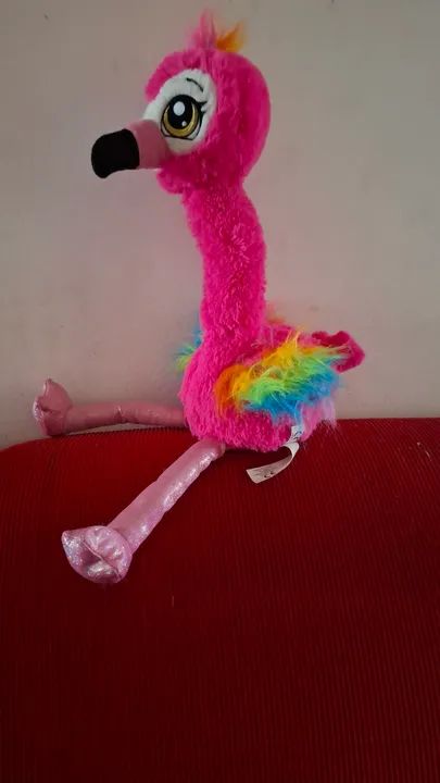 Pelúcia Flamingo Rosa dançante  - Foto 3