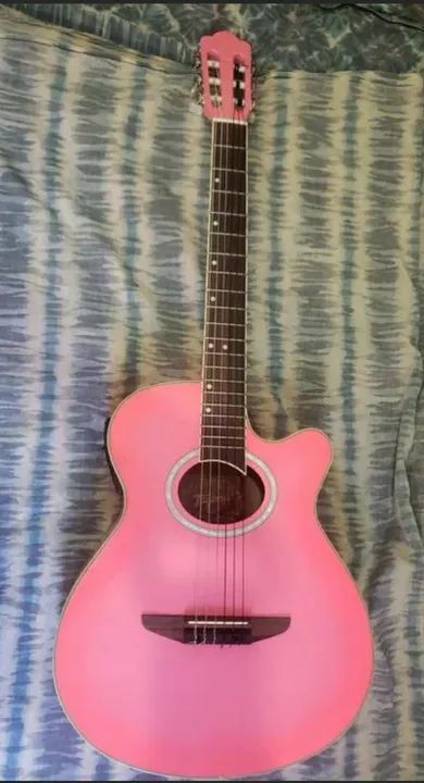 Violão Tagima Vegas Rosa nylon - Foto 3