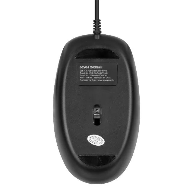 Mouse Office Pcyes MSSC01 1.200DPI - Silent Click - Cabo 2 Metros - WZetta - Foto 3