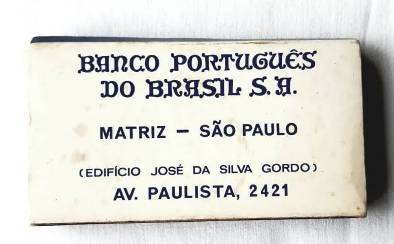Colecionável - Caixa de Fósforos - Banco Português do Brasil - Filumenismo - Anos 50 - Foto 2