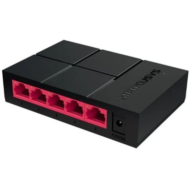 Switch 5 Portas Mercusys MS105G - 10/100/1000 Gigabit - Novo c garantia-Nexo Store - Foto 2
