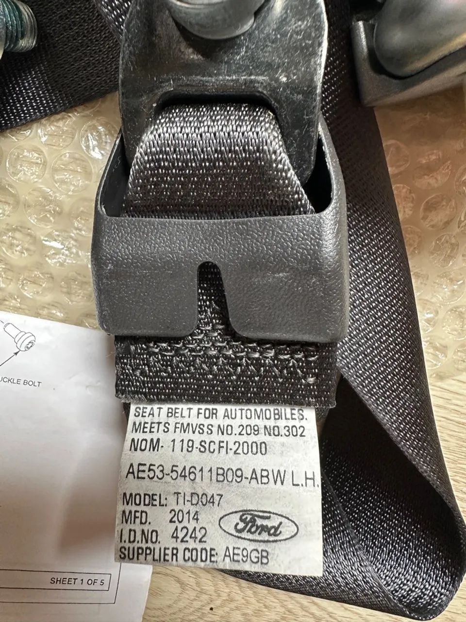 Cinto de segurança Ford Fusion - Foto 4