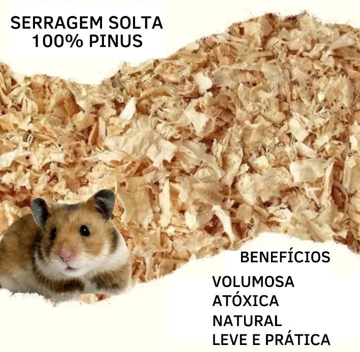 Serragem de pinus 5 kilos - Foto 3