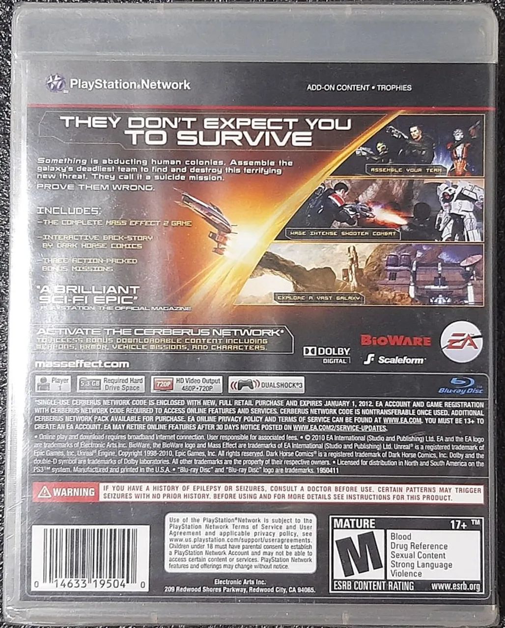Mass effect 2 ps3 lacrado - Foto 2
