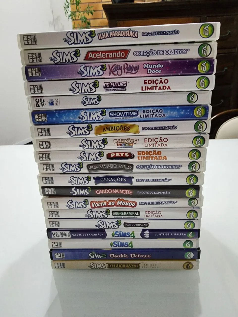 Coleção de 19 Jogos Sims 3 e 4