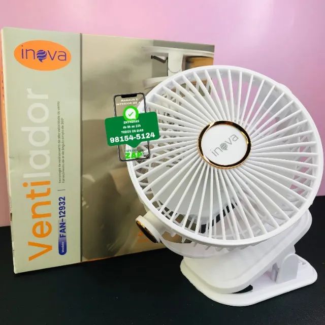 Ventilador Portátil Inova - Clip 