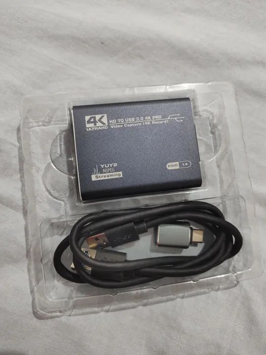 Capturador de Vídeo 4K HDMI para USB 3.0 - Novo - Foto 4