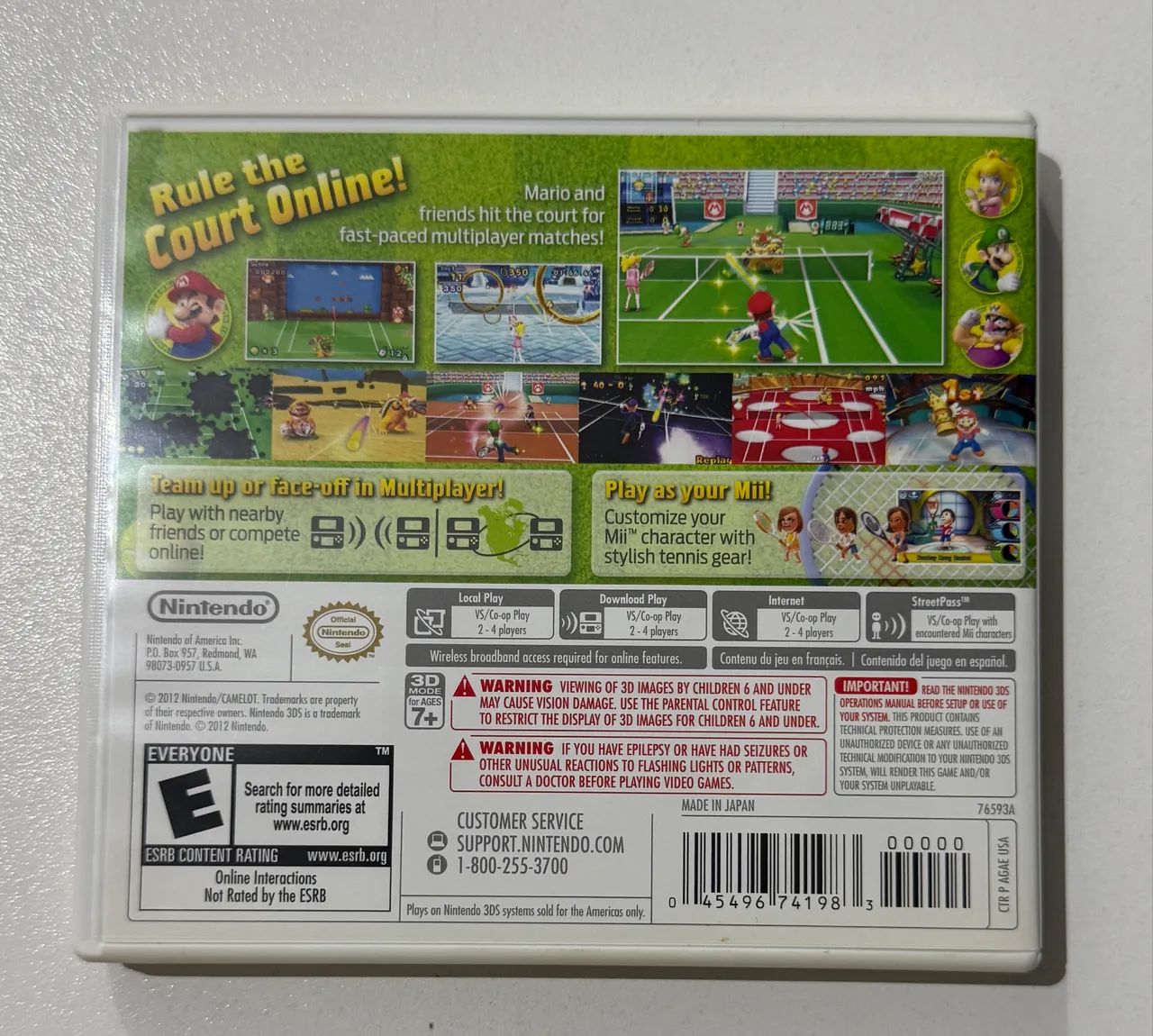 Jogo Mario Tennis Open Para Nintendo 3DS - Foto 3