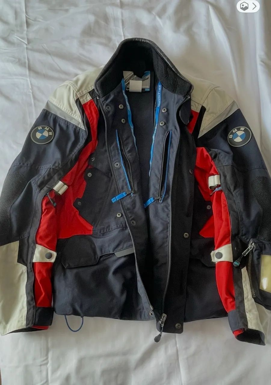 Jaqueta original BMW Rallye nr 52 com capa impermeável  - Foto 5