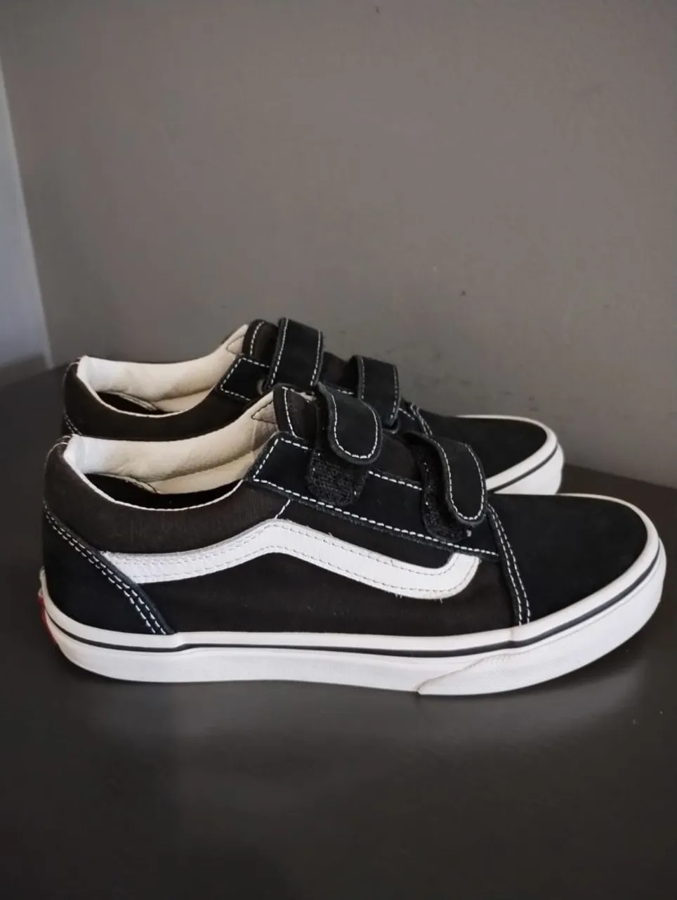Tênis Vans Old Skool Infantil com Velcro