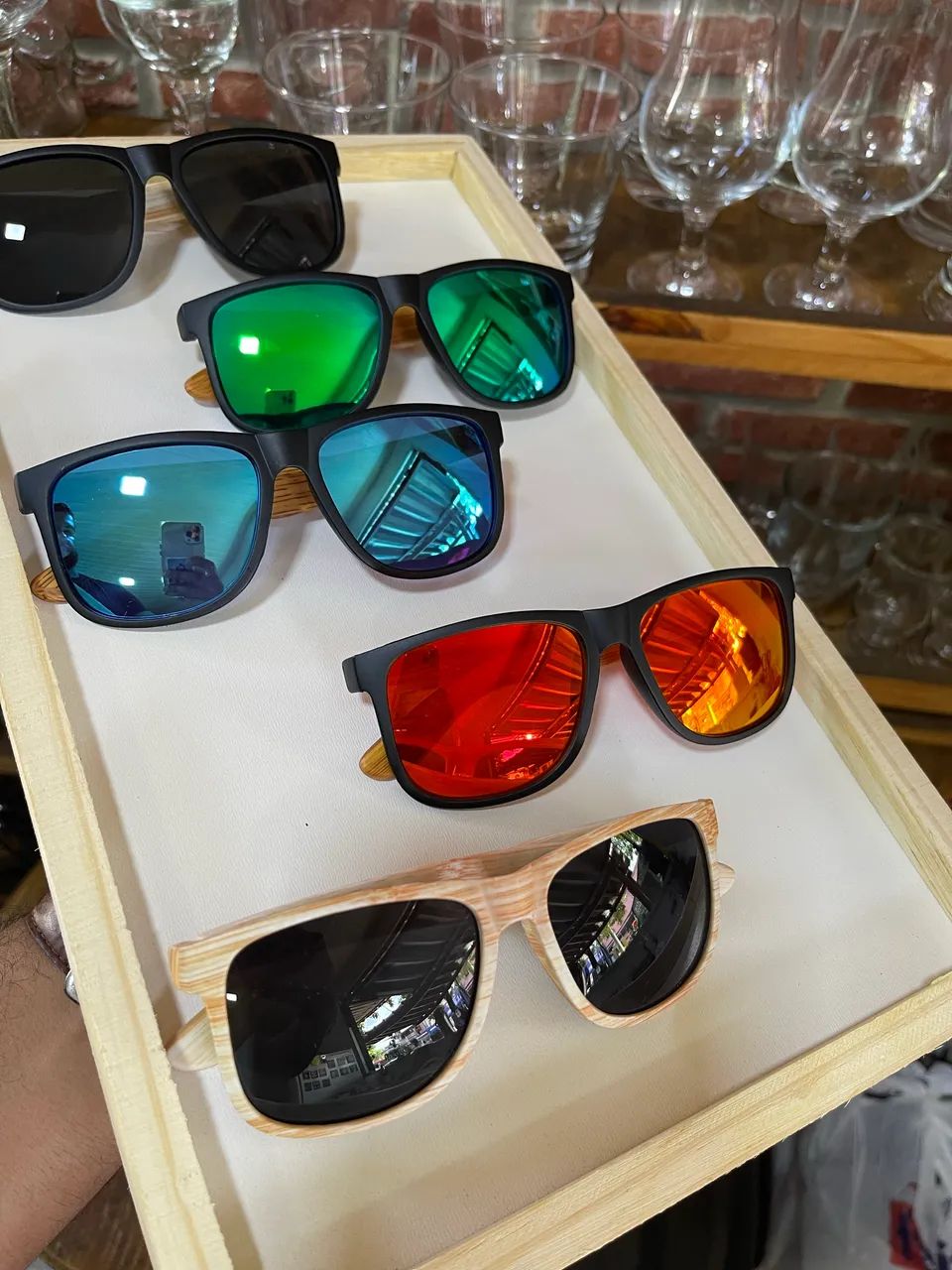 Óculos de sol - Linha madeirado - Foto 4
