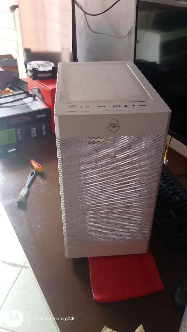 Gabinete Gamer Branco para PC - Foto 2