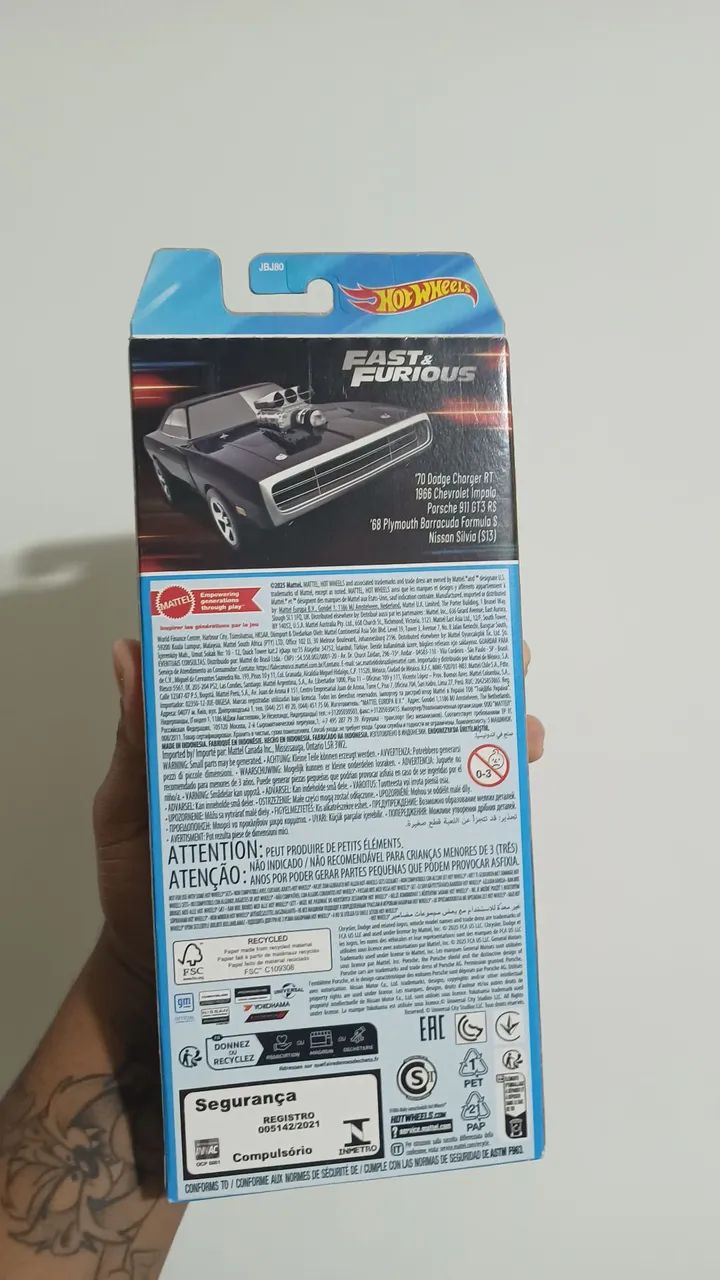 Pack Velozes e Furiosos 2025 Hotwheels 5 miniaturas lacrado - Foto 3