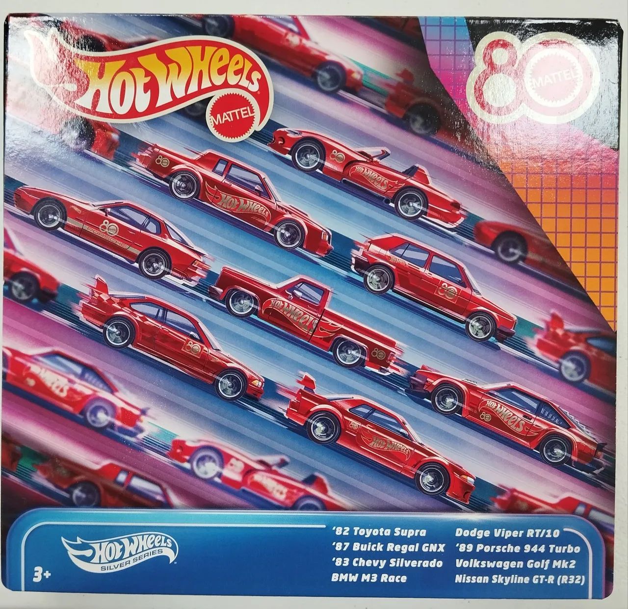 Pack Hot Wheels Comemorativo 80 Anos Mattel - Hobbies e coleções