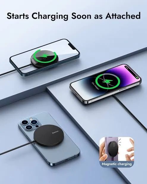 Carregador Magnético Baseus para iPhone 14 Pro Max - Foto 4