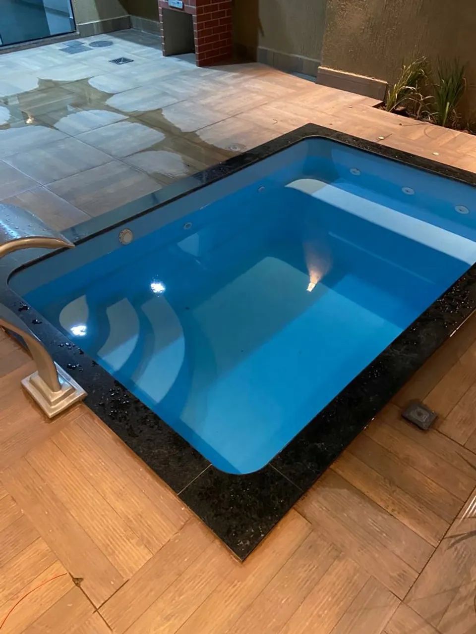 Piscina com iluminação LED 3x2 garantia de 15 anos  - Foto 2