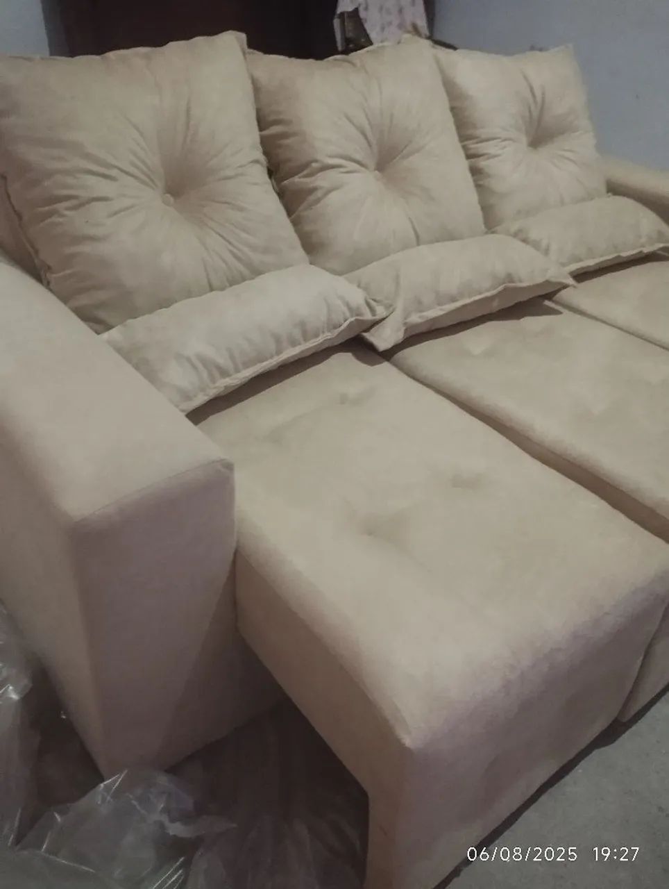 Sofá 2 metros retrátil bologna - Foto 3
