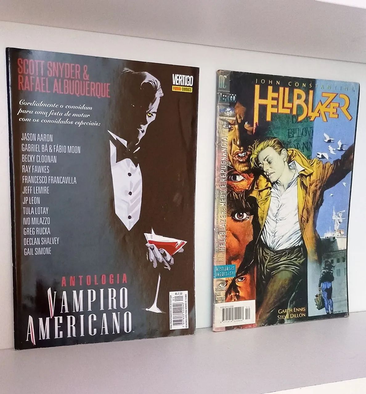 kit hq vertigo vampiro americano hellblazer john constantine panini dc comics geek - Foto 2