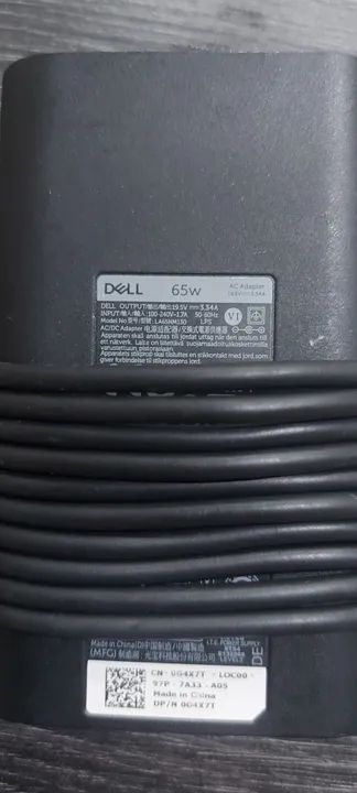 Fontes Notebook Dell 65w 19.5V 3.34a Garantia - Foto 4
