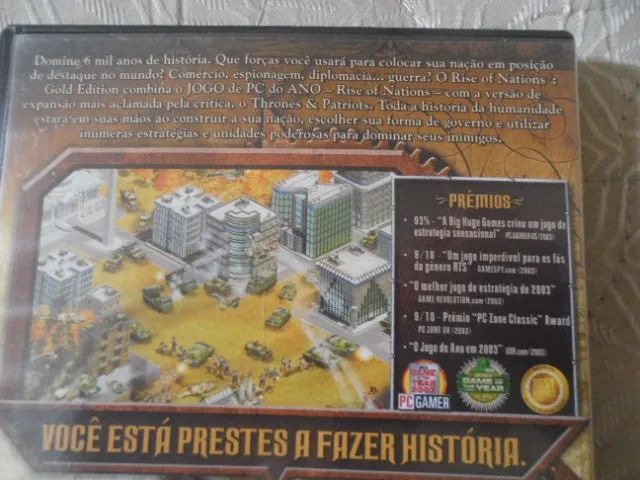 Jogo PC CD Rise of Nations Microsoft 2004 dois discos - Foto 4