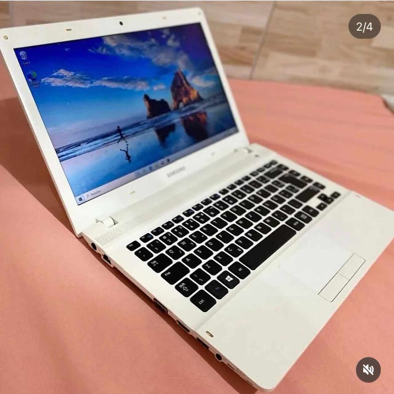 Notebook Samsung Dual core 8gb SSD 120gb 64385330788227121