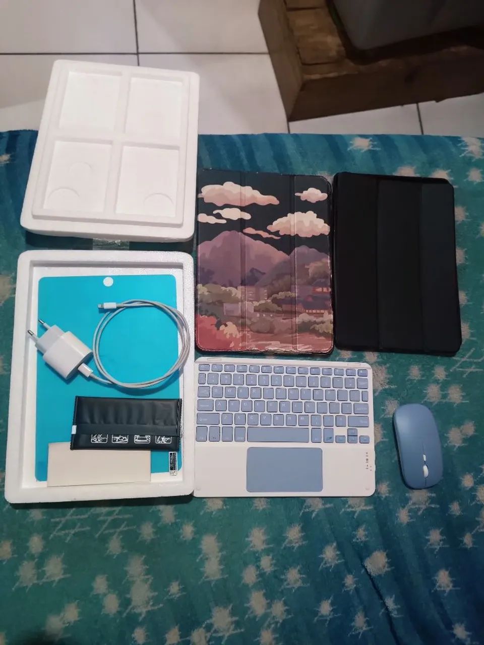 iPad 9 (256GB) +Apple Pencil+teclado+Acessórios - Foto 4