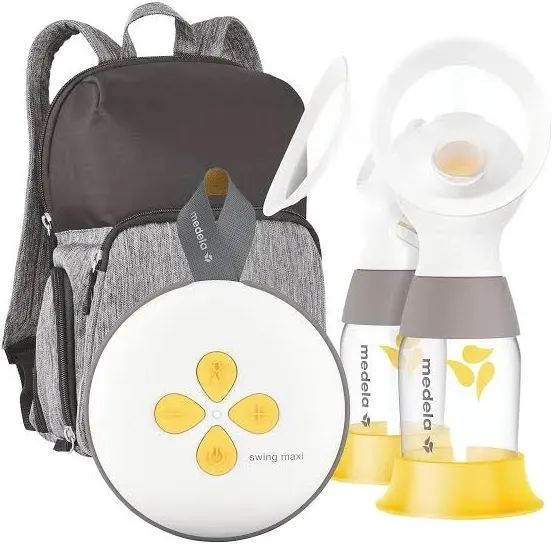 Kit Mamadeira Elétrica Medela Swing Maxi - Novo COM BOLSA