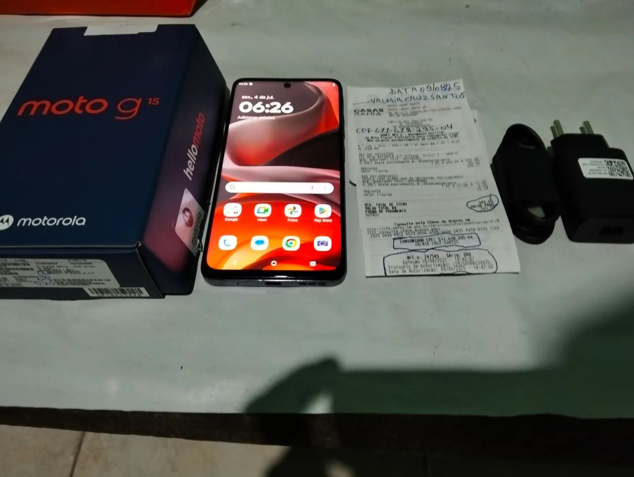 Um celular ? novo na caixa ? com nota fiscal  - Foto 6