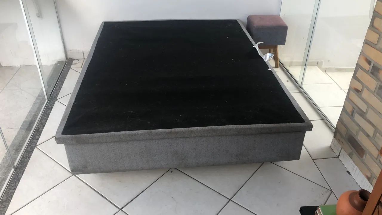 Cama Box Baú Casal  + cabeceira 