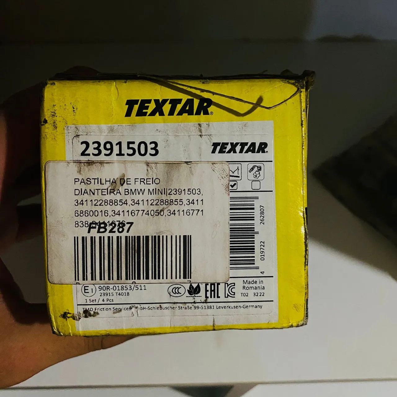 Pastilha dianteira mini, novas! - Foto 2