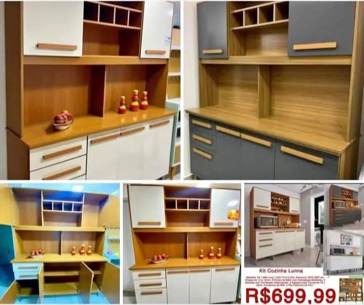 Armário de cozinha completo e moderno - Foto 2