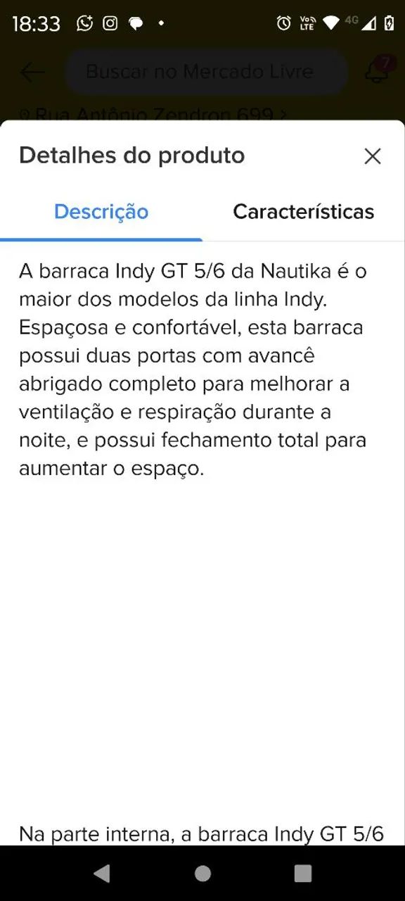 Vende-se Barraca Indy Nautika Gt 5/6 pessoas - Foto 4
