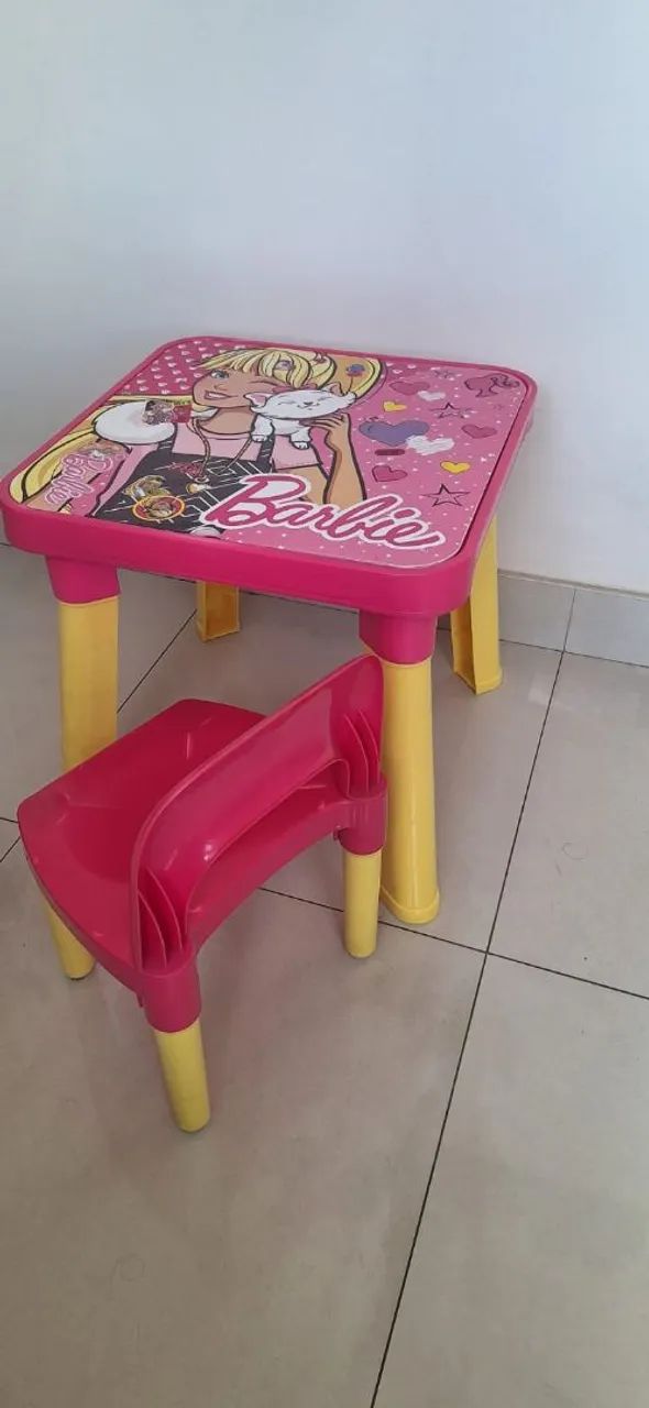 Mesinha infantil multiuso Barbie - Foto 2