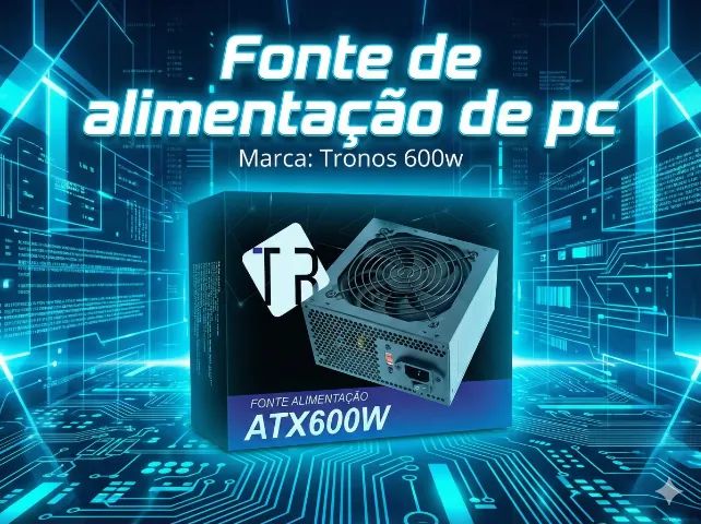 Fonte de Alimentação de PC Tronos 600w
