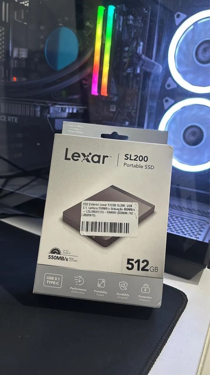 Lexar SL200 External SSD 512GB64739357279490120