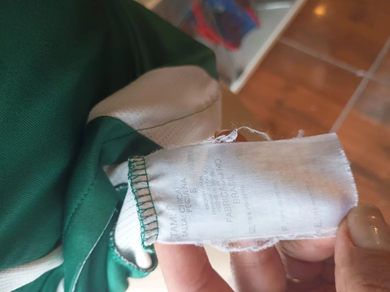 Camiseta do Palmeiras Adiadas Samsung - tamanho P - Foto 6