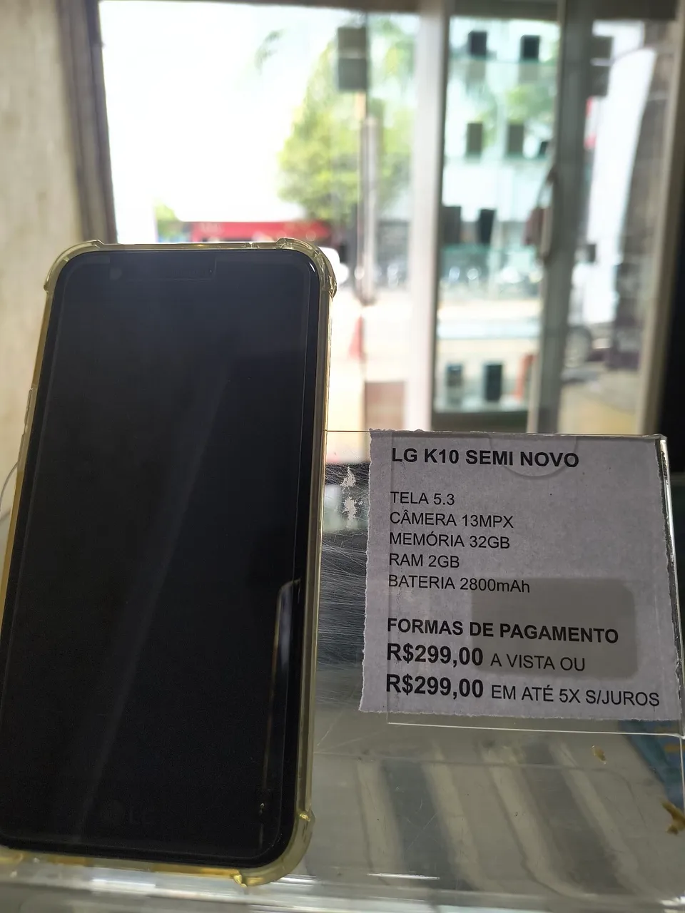LG K10 Semi Novo - Tela 5.3 - Câmera 13MPX