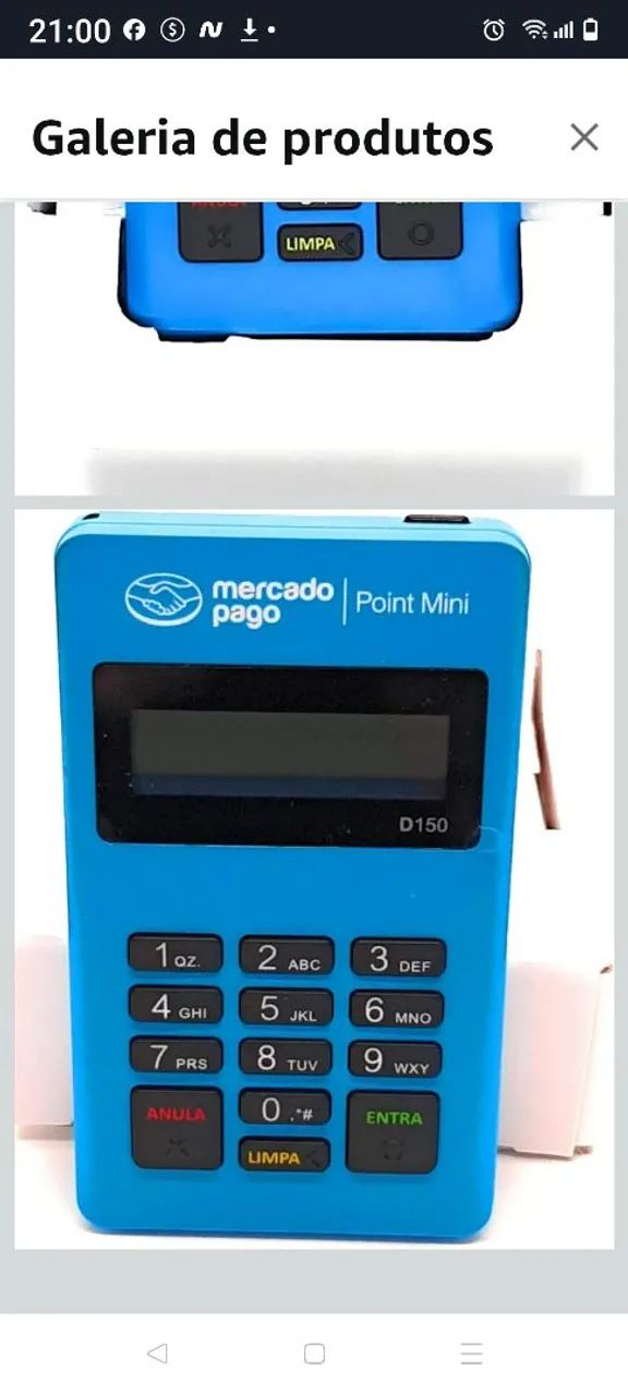 Maquina de Cartão de Crédito Mini Point 
