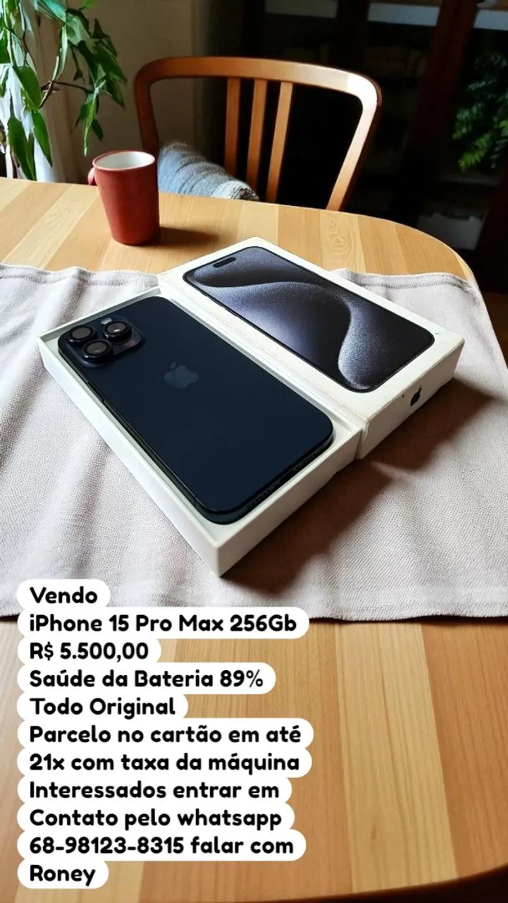 Vendo iPhone 15 Pro Max 256Gb