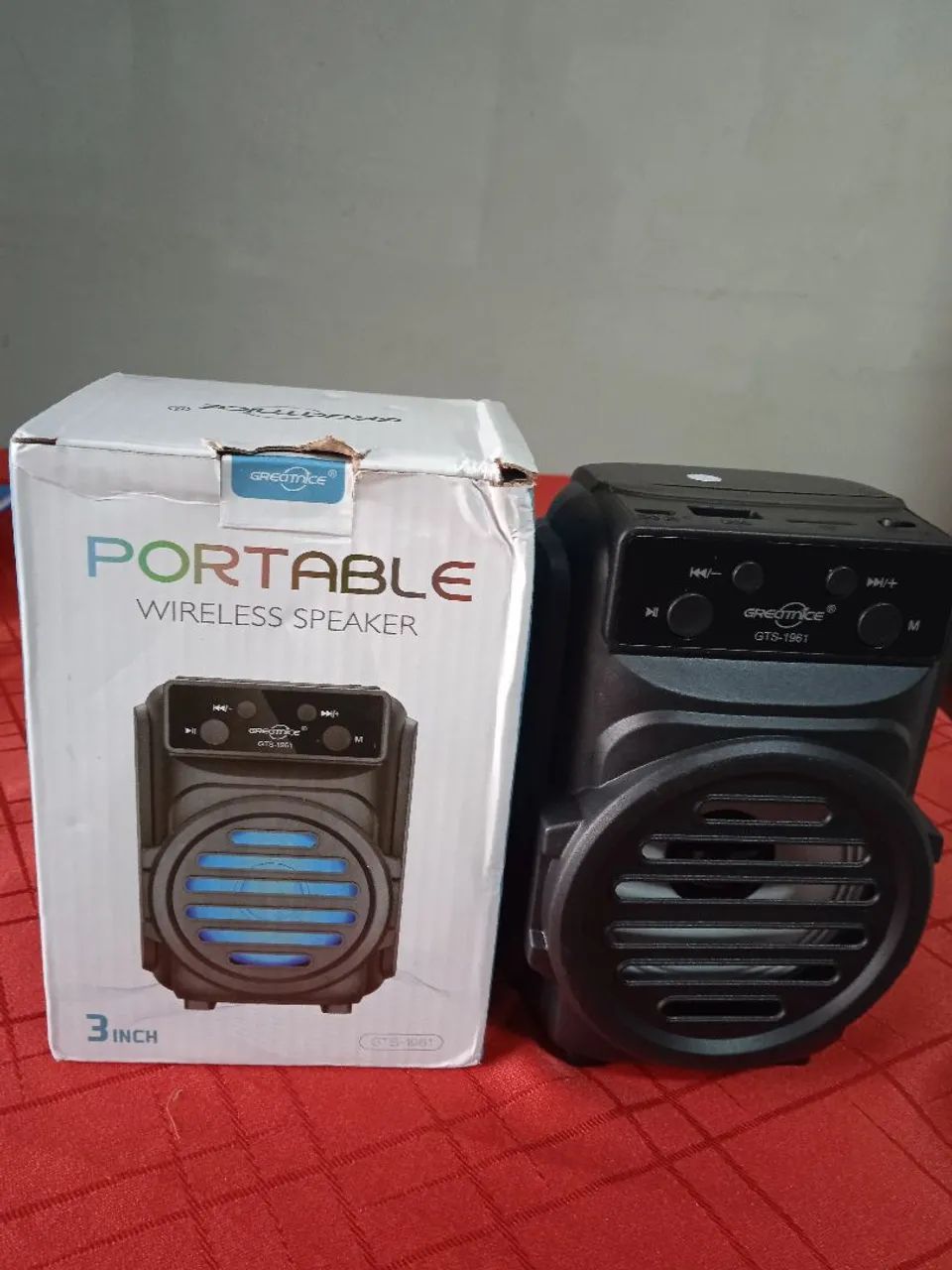 Caixinha de som Bluetooth com Cabo USB  - Foto 3