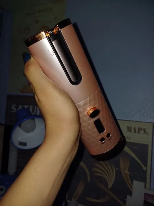 Modelador de Cachos - Sem Fio - USB - Estilo Portátil<br><br><br>para Cabelos Deslumbrantes! - Foto 5