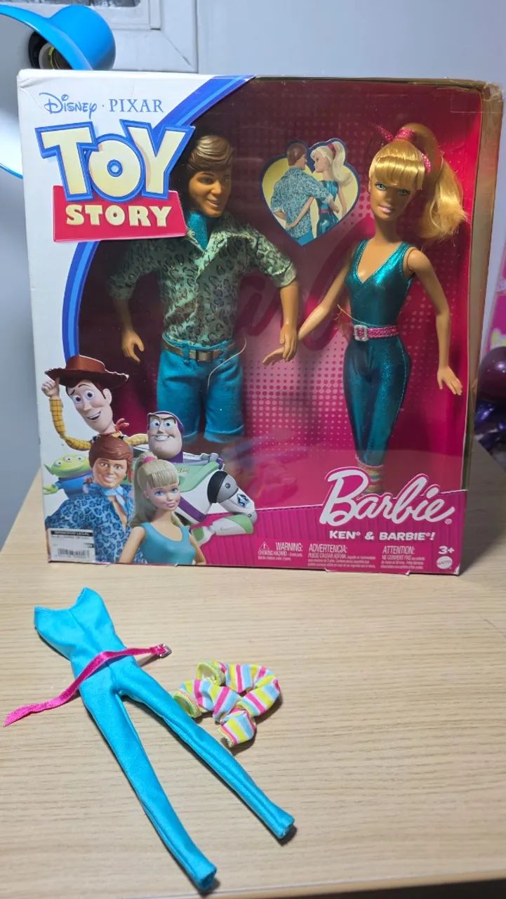 Bonecos Toy Story Barbie e Ken Mattel Raro Lacrado - Brinquedos e