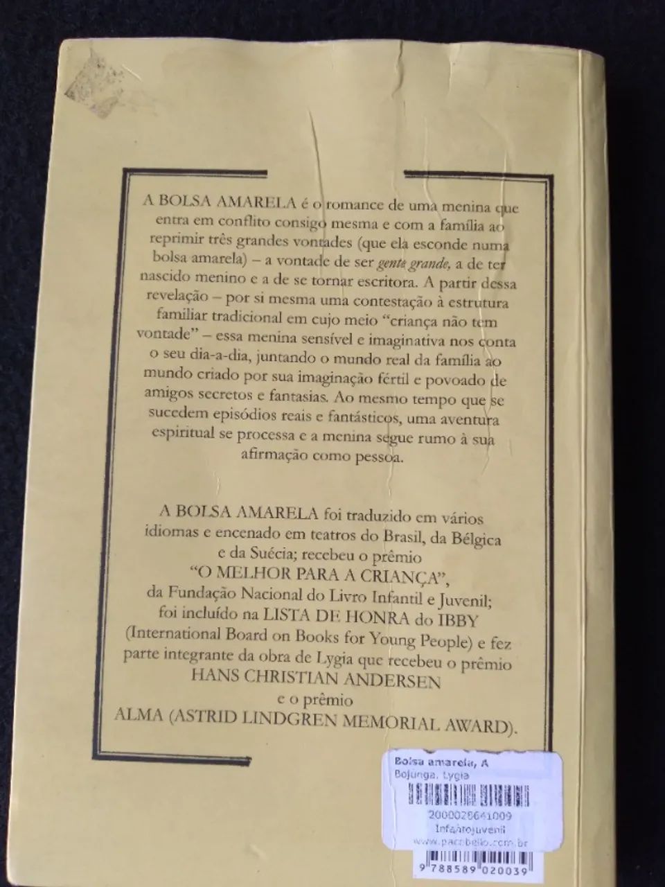 livro, A bolsa  amarela  - Foto 3
