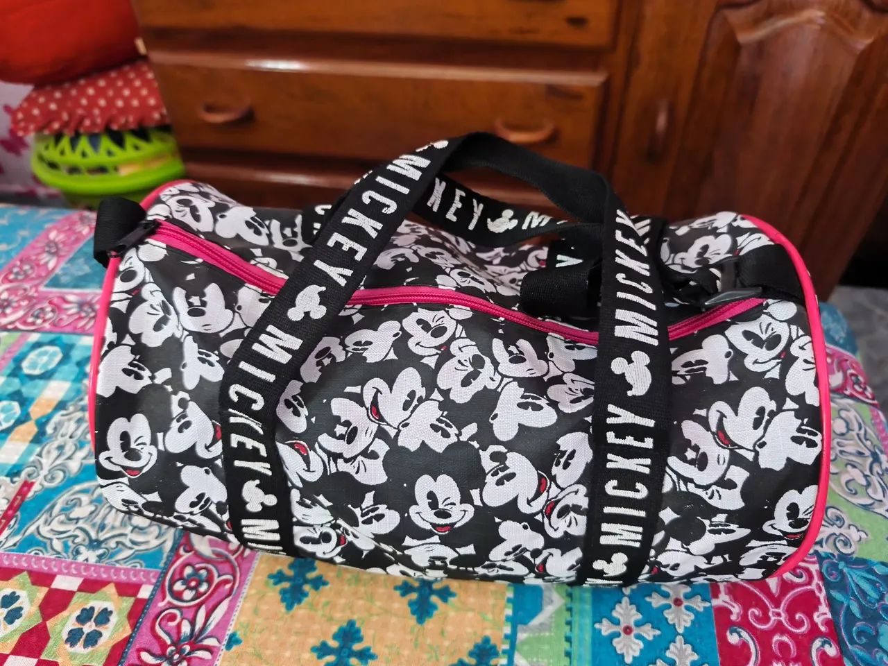 Bolsa estampada do Mickey 