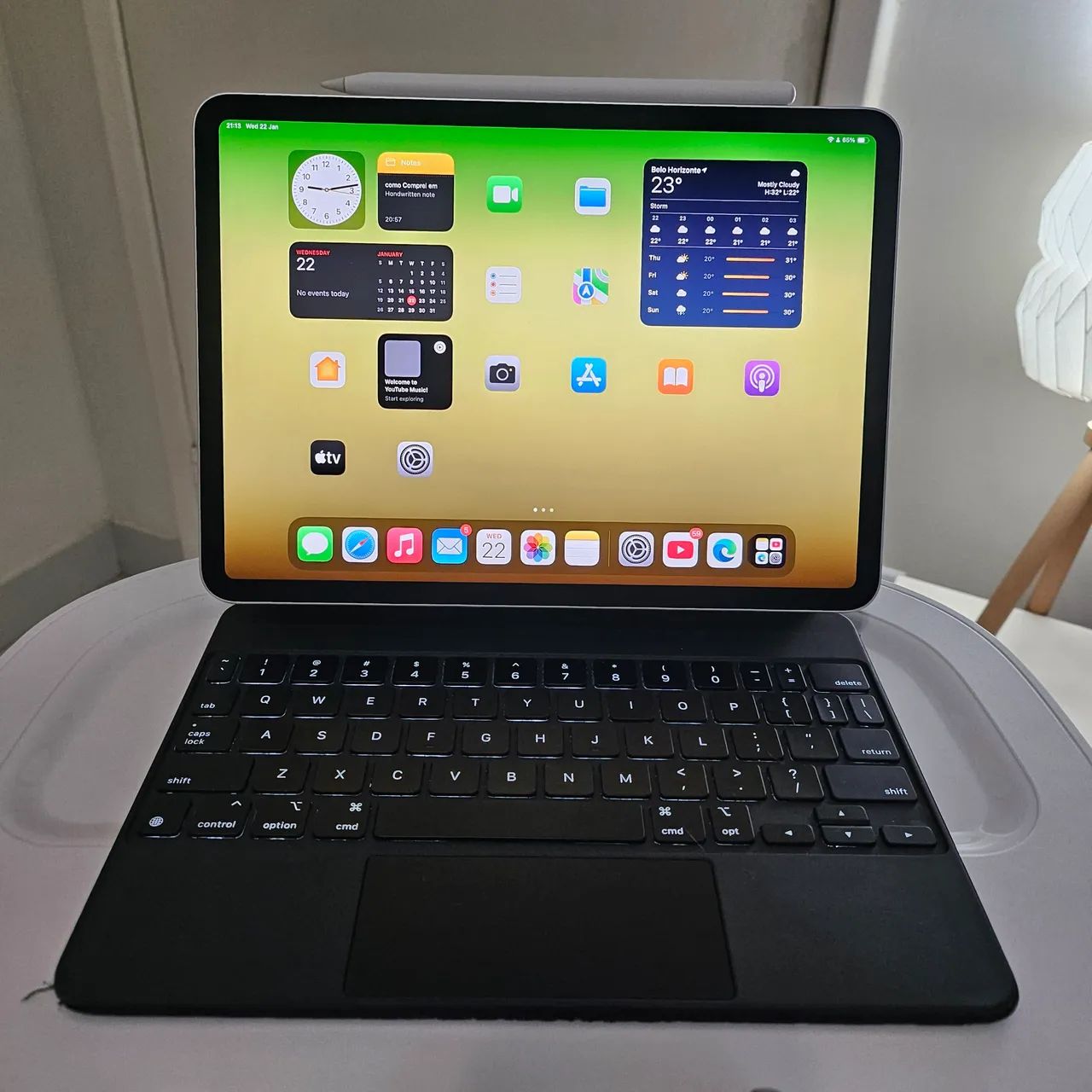 iPad Pro M2 11" 128 GB + Magic Keyboard + Apple Pencil originais 