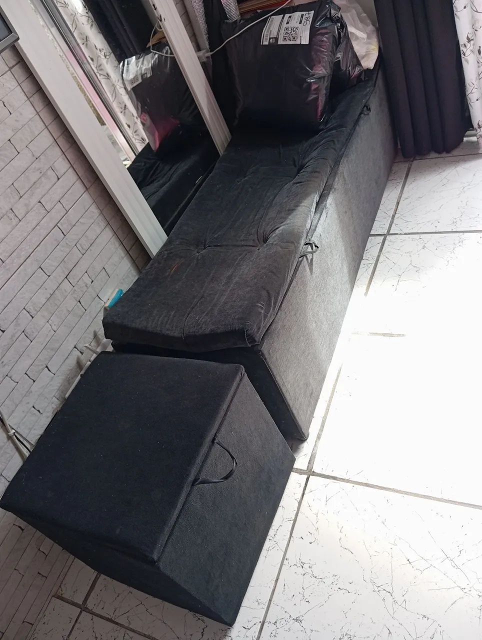 Cama box com cabeceira e baú  - Foto 3