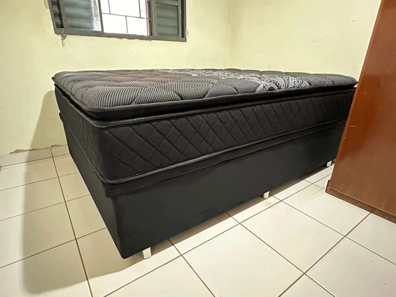Cama casal baú colchão pillow top novo garantia preço de fábrica  - Foto 2