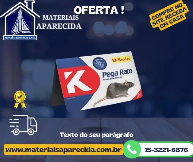 Ratoeira Adesiva Peg Rato 2unidades Krodec